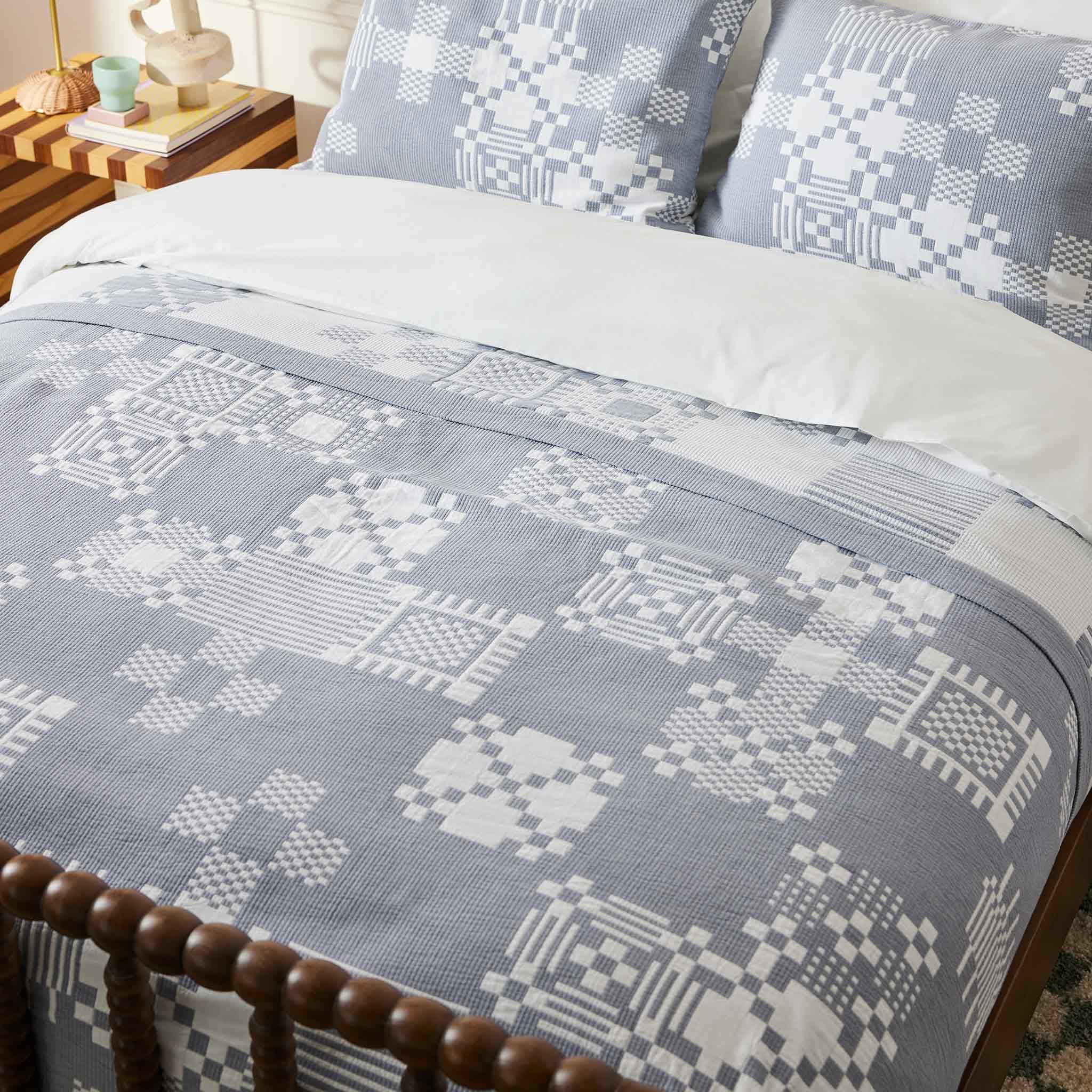 Cotton Matelasse Coverlet - Last Call