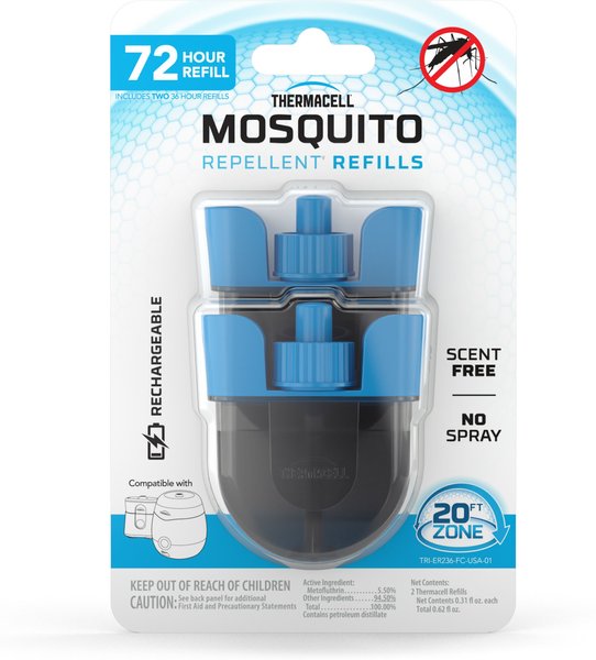 Thermacell Rechargeable Mosquito Repellent Refills， 36 hours