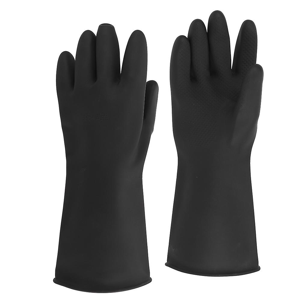 Chemical Protective Rubber Gloves Long Sleeve Acid And Alkali Resistance Insulation Equipment