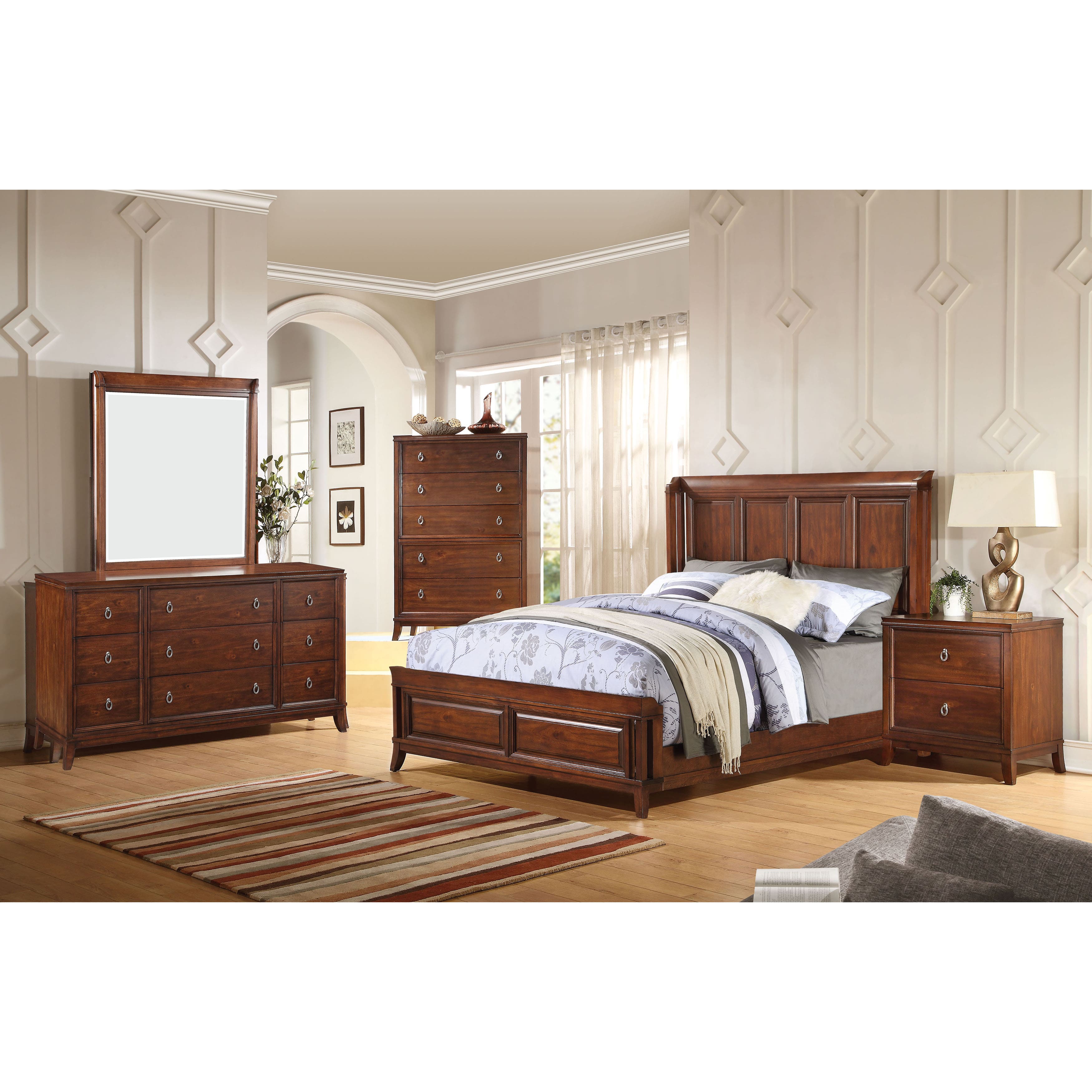 Acme Furniture Midway Cherry Chest with Five Drawers