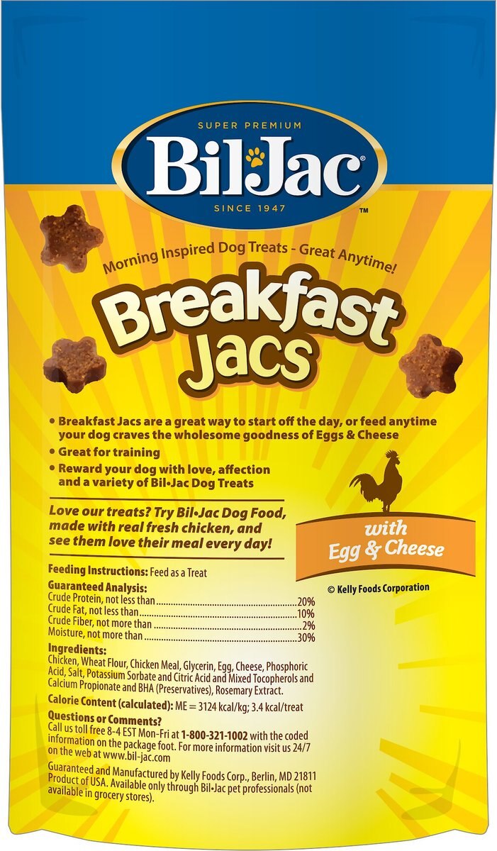 Bil-Jac Breakfast Jacs Egg and Cheese Flavor Dog Treats