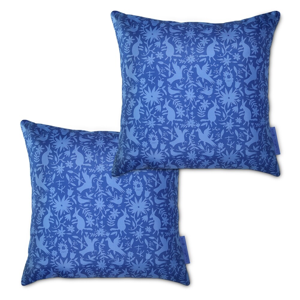 Frida Kahlo + Classic Accessories Accent Pillows  2 Pack  18 Inch