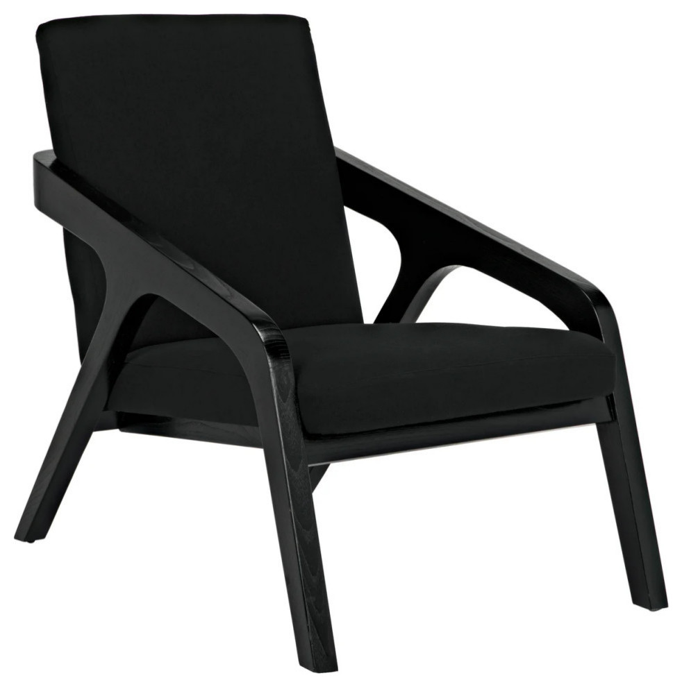 Auden Chair  Charcoal Black   Modern   Armchairs And Accent Chairs   by Rustic Home Furniture Deco  Houzz