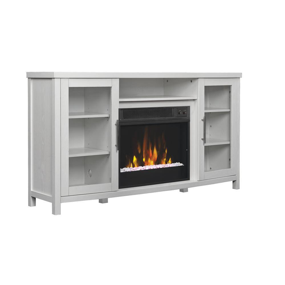 Classic Flame Rossville 54 in. Media Console Electric Fireplace TV Stand in White 18MM6036-PT85S