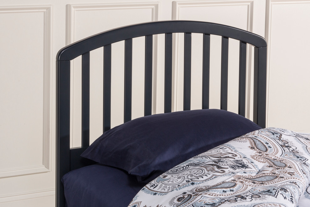 Hillsdale Carolina Twin Spindle Headboard in Navy   Transitional   Headboards   by Homesquare  Houzz