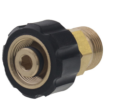 Erie Tools Pressure Washer Twist Connect M22M X M22F Brass Adapter