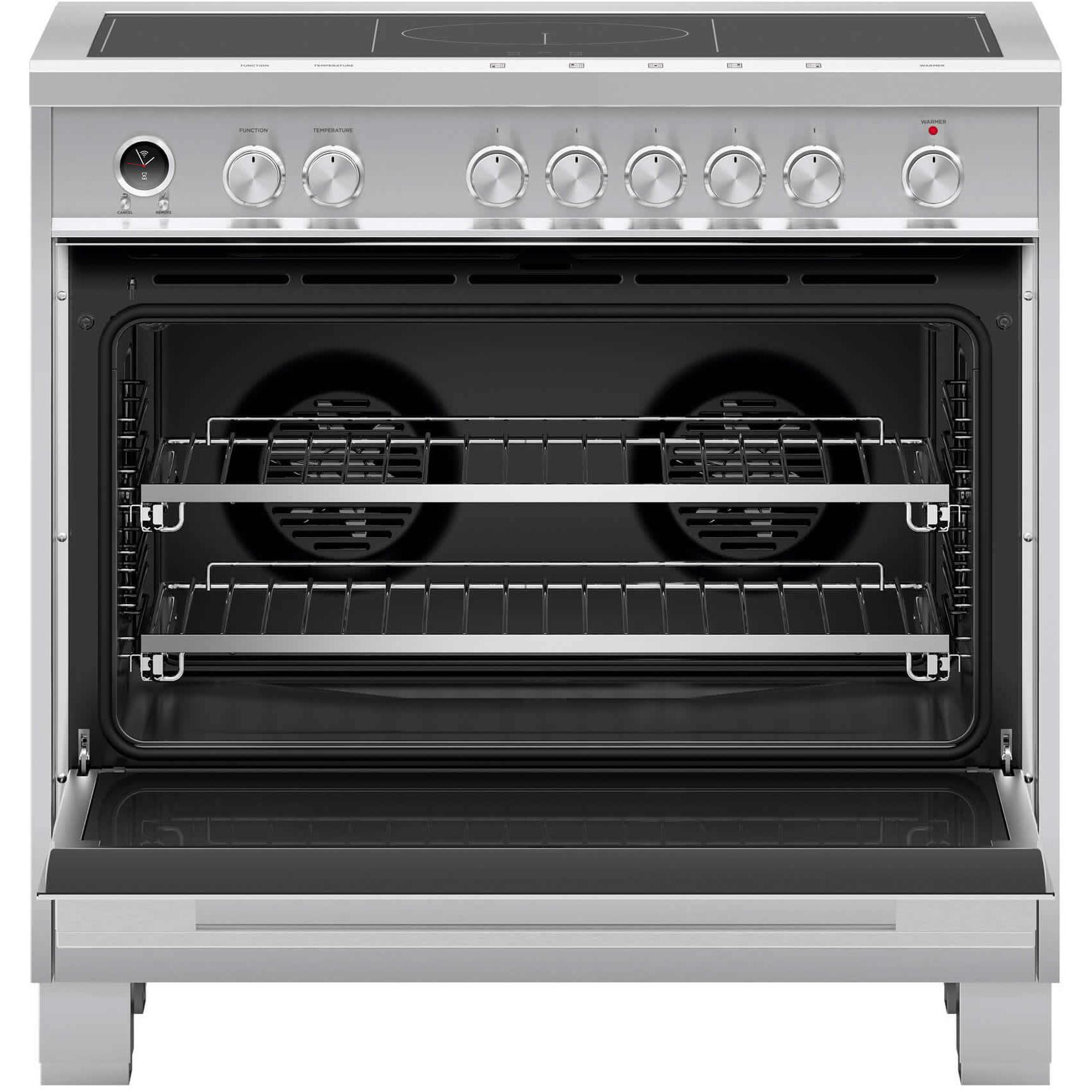 Fisher & Paykel 36-inch Freestanding Electric Induction Range with Self-Cleaning Oven OR36SDI6X1