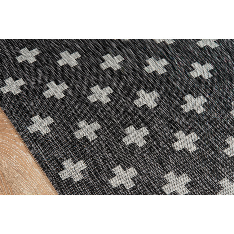 Umbria Charcoal Indoor/Outdoor Rug