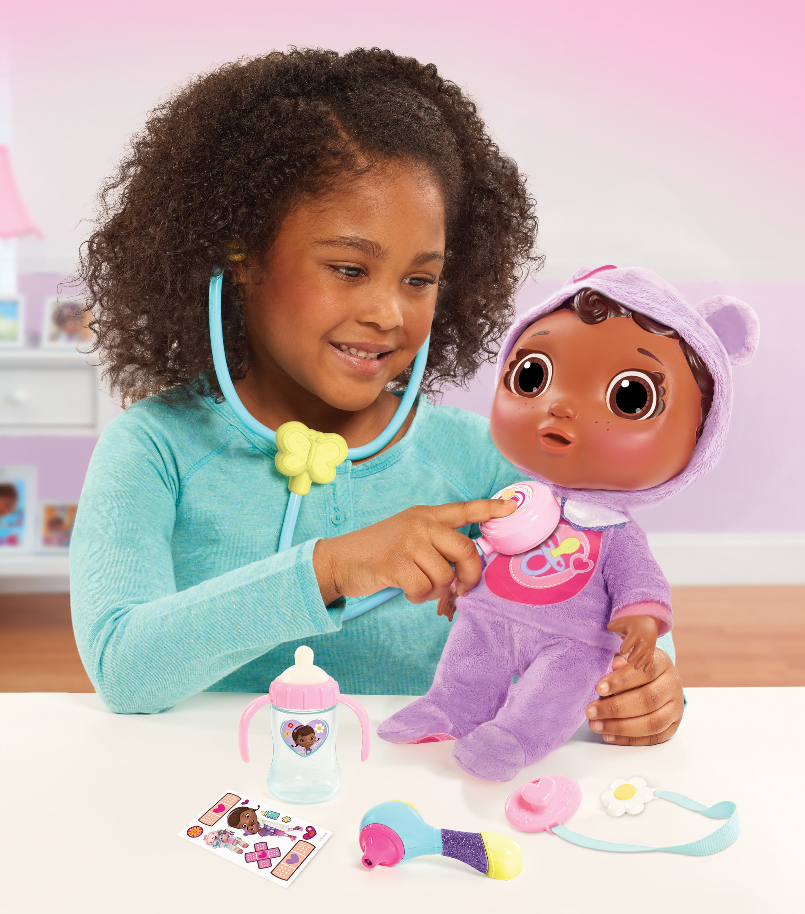 Doc McStuffins Get Better Baby Cece, Officially Licensed Kids Toys for Ages 3 Up, Gifts and Presents