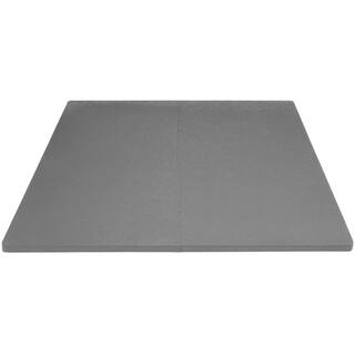 PROSOURCEFIT Extra Thick Exercise Puzzle Mat Grey 24 in. x 24 in. x 1 in. EVA Foam Interlocking Anti-Fatigue (6-pack) (24 sq. ft.) ps-2296-hdpm-grey