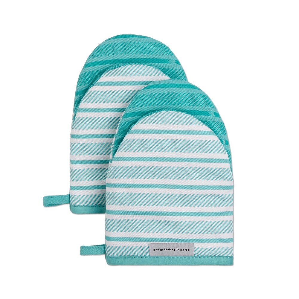 KitchenAid Albany Mini Oven Mitt Set 2 Pack   5.5\