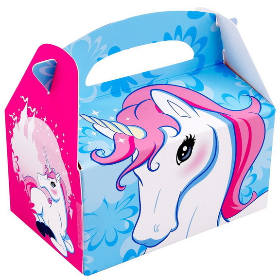 159304 Enchanted Unicorn Empty Favor Boxes   NS