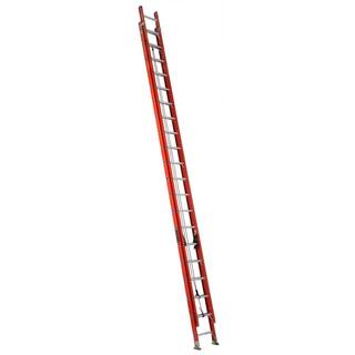 Louisville Ladder 40 ft. Fiberglass Extension Ladder with 300 lbs. Load Capacity Type IA Duty Rating FE3240