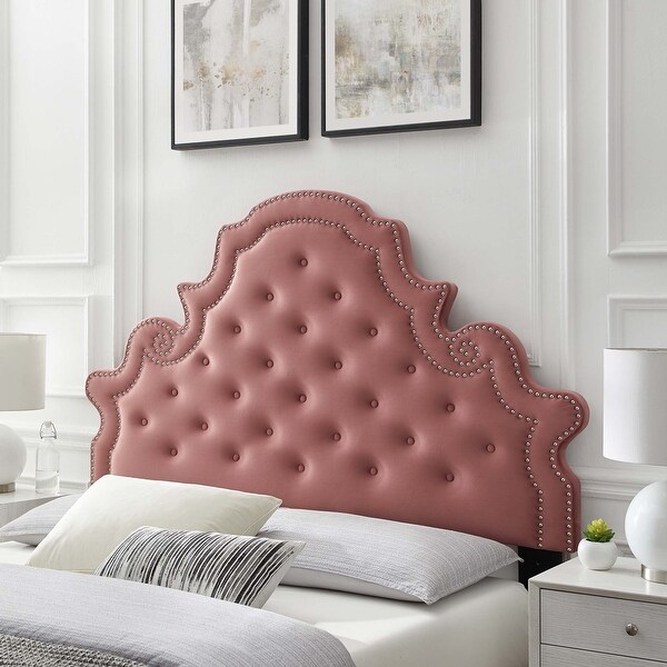 Diana Tufted Performance Velvet King/California King Headboard - - 33940175