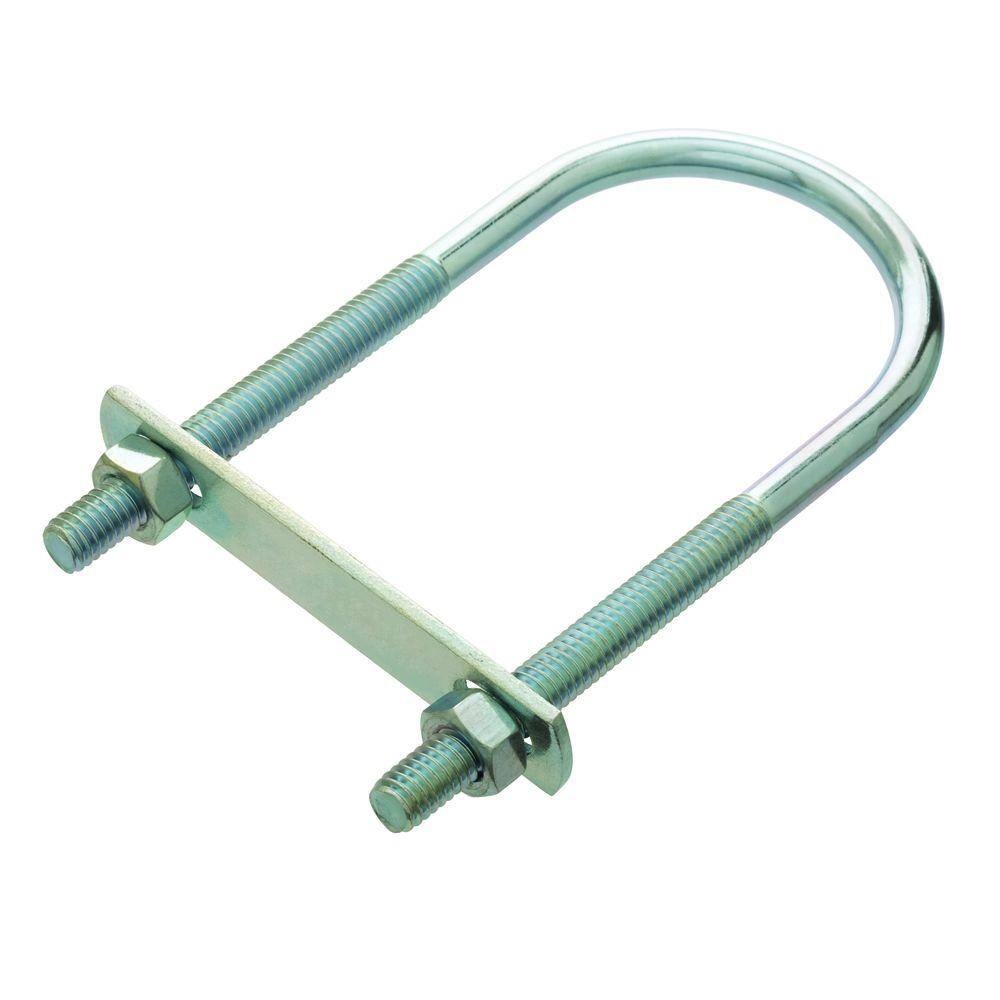 Everbilt 516 in. x 2 in. x 3 in. Stainless Steel U-Bolt 803784