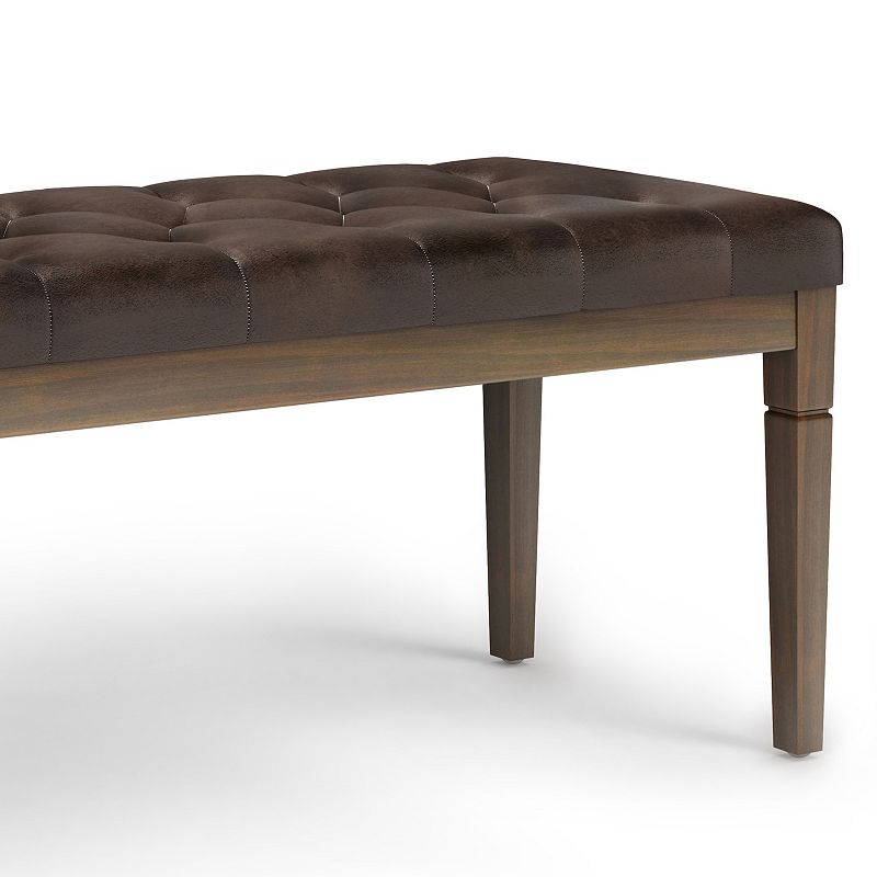 Simpli Home Waverly Tufted Ottoman Bench