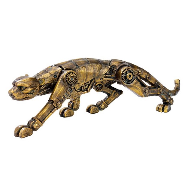 Design Toscano Cyber Leopard Steampunk Statue