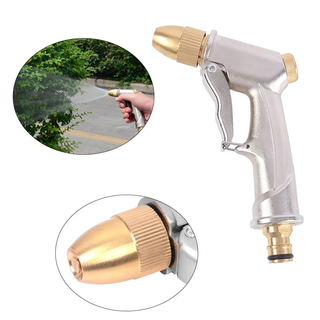 Gustave Garden Hose Nozzle Sprayer Heavy Duty Metal Handheld Water Sprayer Gun with 3/4