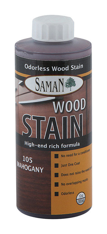 SAMAN WD STAIN MOHG 12OZ