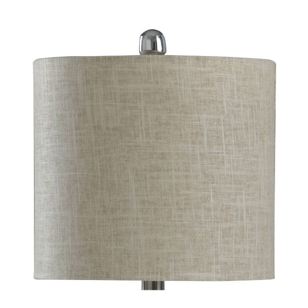 Prova Ceramic Table Lamp Gray Finish Stylecraft