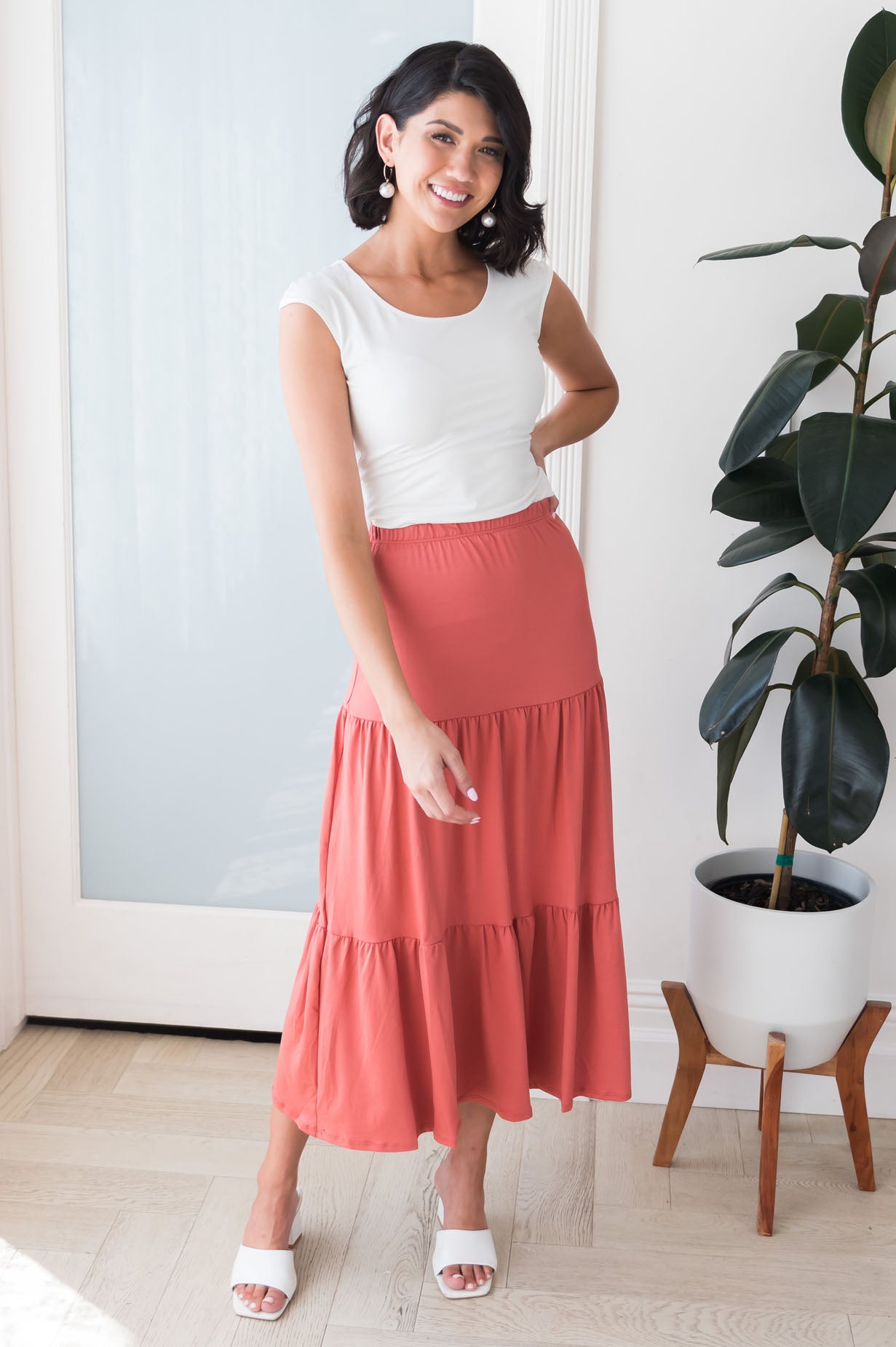 Autumn Delight Modest Maxi Skirt