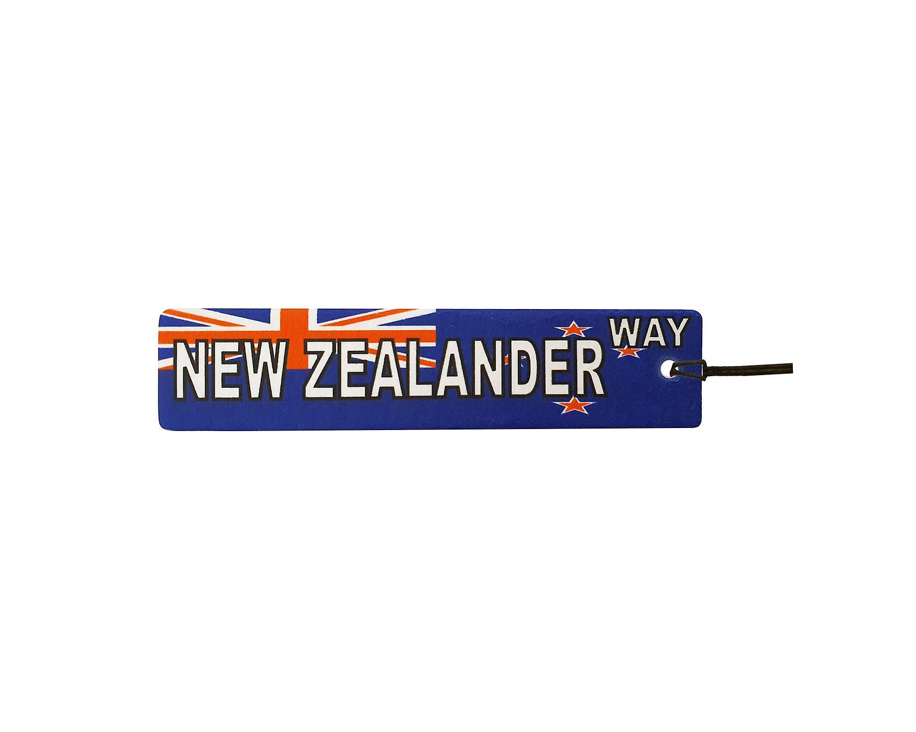 New Zealander Way Street Sign Car Air Freshener