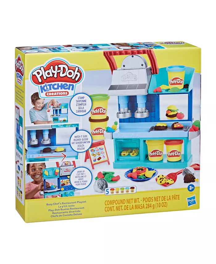 Play-Doh Kitchen Creations Busy Chefs Restaurant Playset