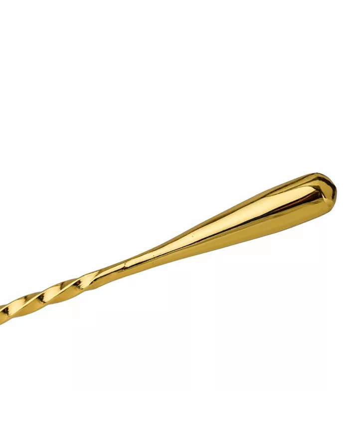 Prince of Scots 24K Gold-Plate Tear Drop Bar Spoon