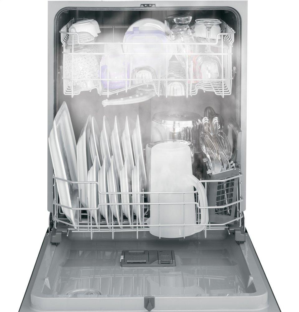 Ge Appliances GDT530PGPBB Ge® Top Control With Plastic Interior Dishwasher With Sanitize Cycle & Dry Boost