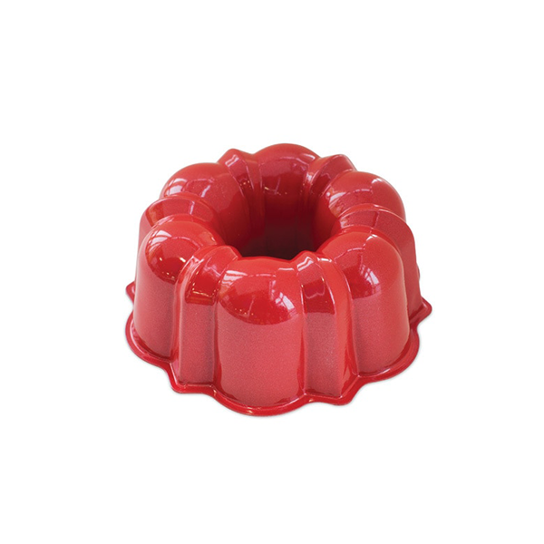 Nordic Ware Red 3 Cup Formed Bundt Pan