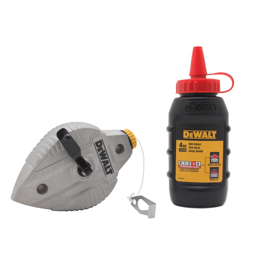 DEWALT Cast Aluminum Reel with Red Chalk DWHT47255L from DEWALT