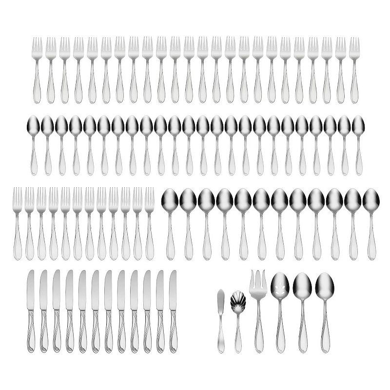 Oneida Cresta 90-pc. Flatware Set