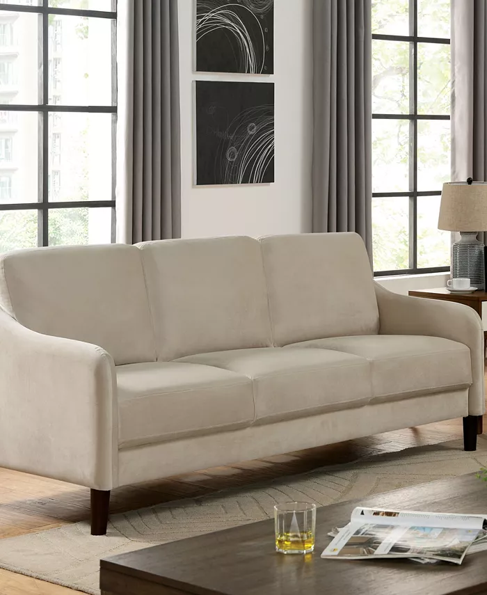 Furniture of America Imani Sloped Arm Sofa