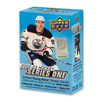 2022-23 Upper Deck NHL Series One Hockey Trading Card Blaster Box