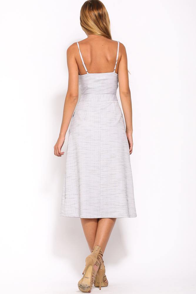 Listen Up Maxi Dress Grey