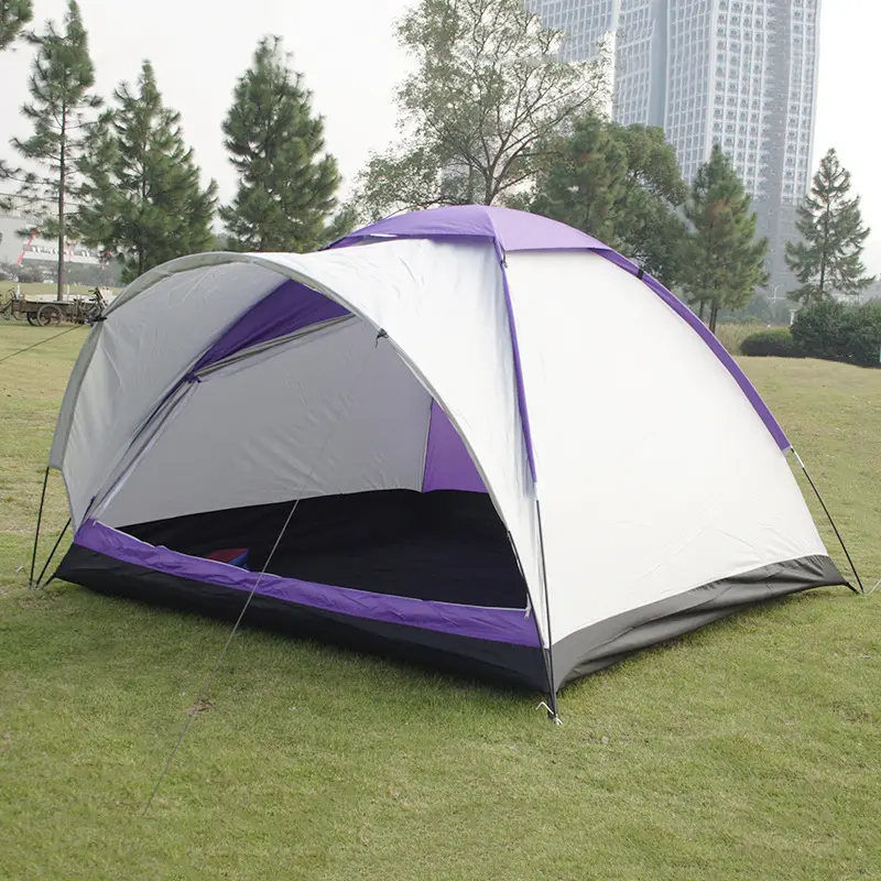 High Quality New Arrival Portable Waterproof Light Weight Family Camping Tent 4 Persons