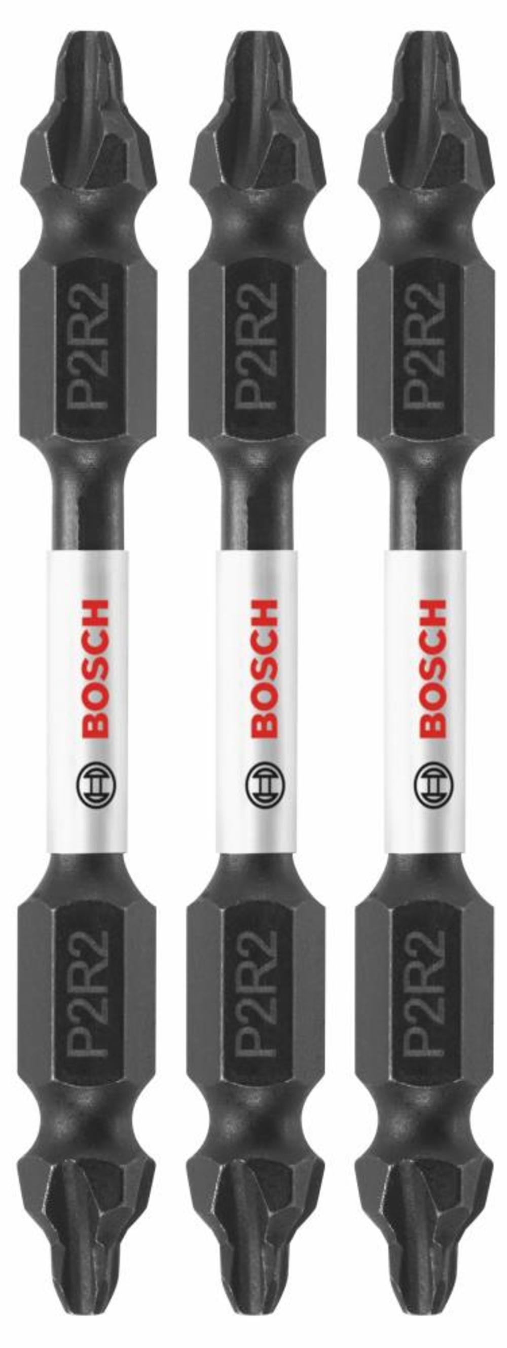 Bosch 3 pc. Impact Tough 2.5 In. Phillips/Square Double-Ended Bits ITDEP2R22503 from Bosch