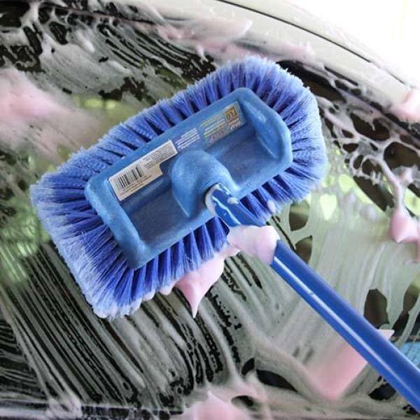 Ettore Water Flow Thru Wrap Around Flo-Brush for Extend-A-Flo Wash Brush Handle 59090