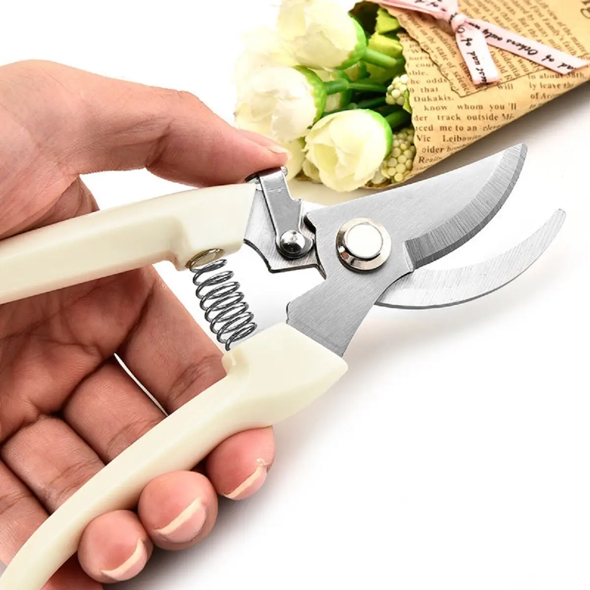 Stainless Steel Garden Pruning Shears Scissor Fruit Tree Cutting Multifunctional Fruit Cutting Garden Cutting Outdoor Landscape