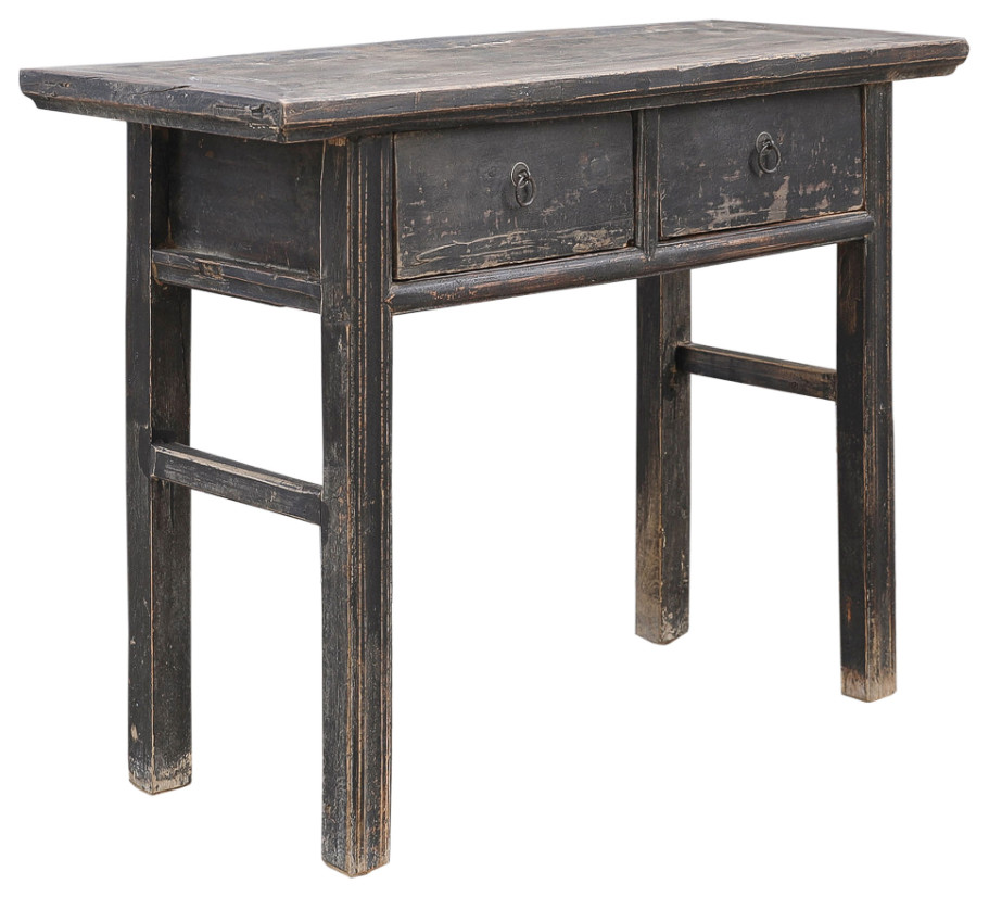 Rustic 2 Drawer Console Table  Versmissen   Contemporary   Console Tables   by Oroa   Distinctive Furniture  Houzz