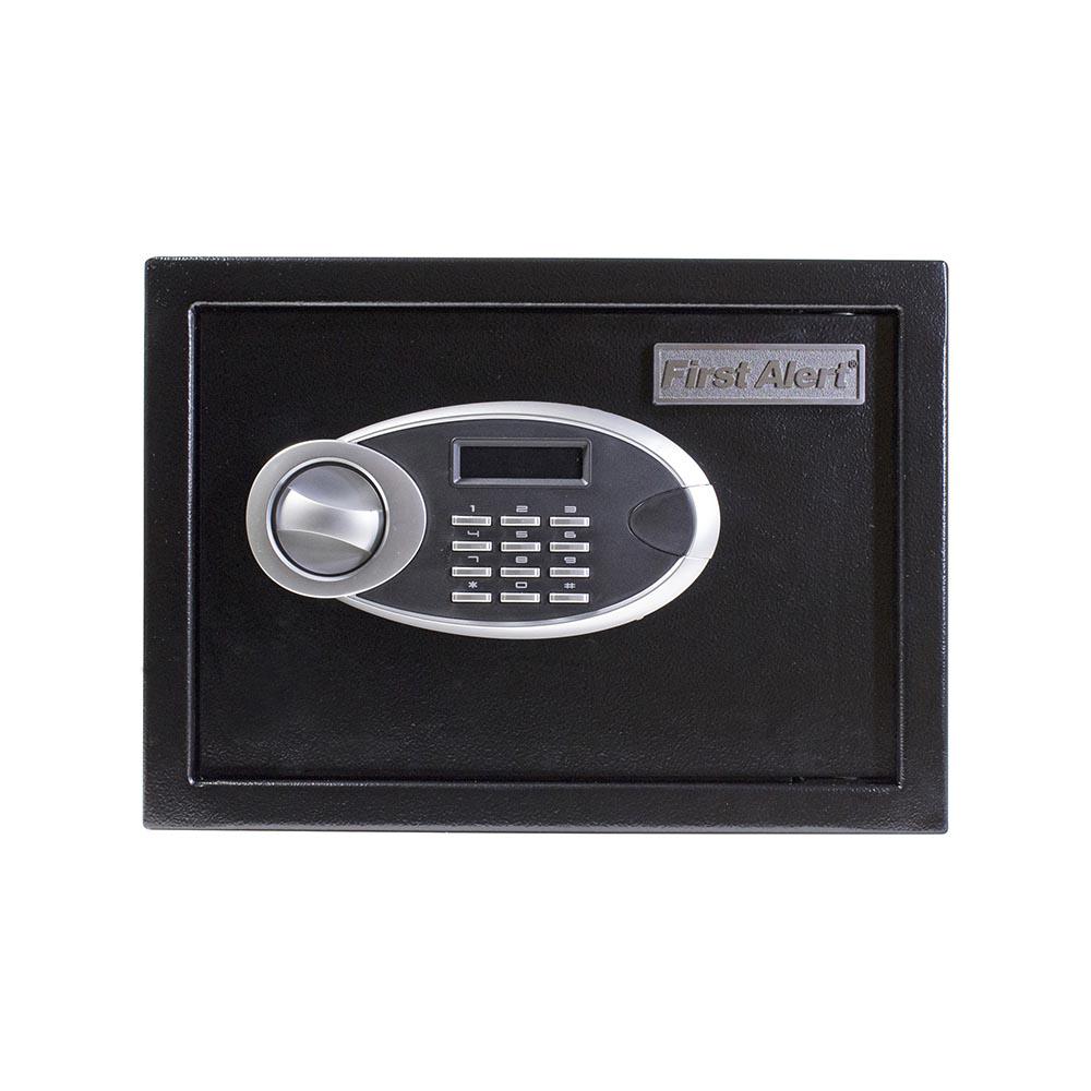 First Alert 0.57 cu. ft. Steel Digital Anti-Theft Safe， Black， Model 4005DFB