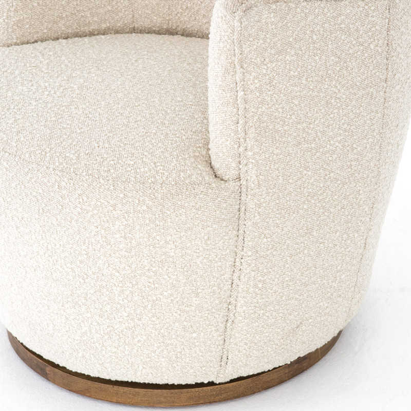 Albina Swivel Chair   Transitional   Armchairs And Accent Chairs   by Marco Polo Imports  Houzz