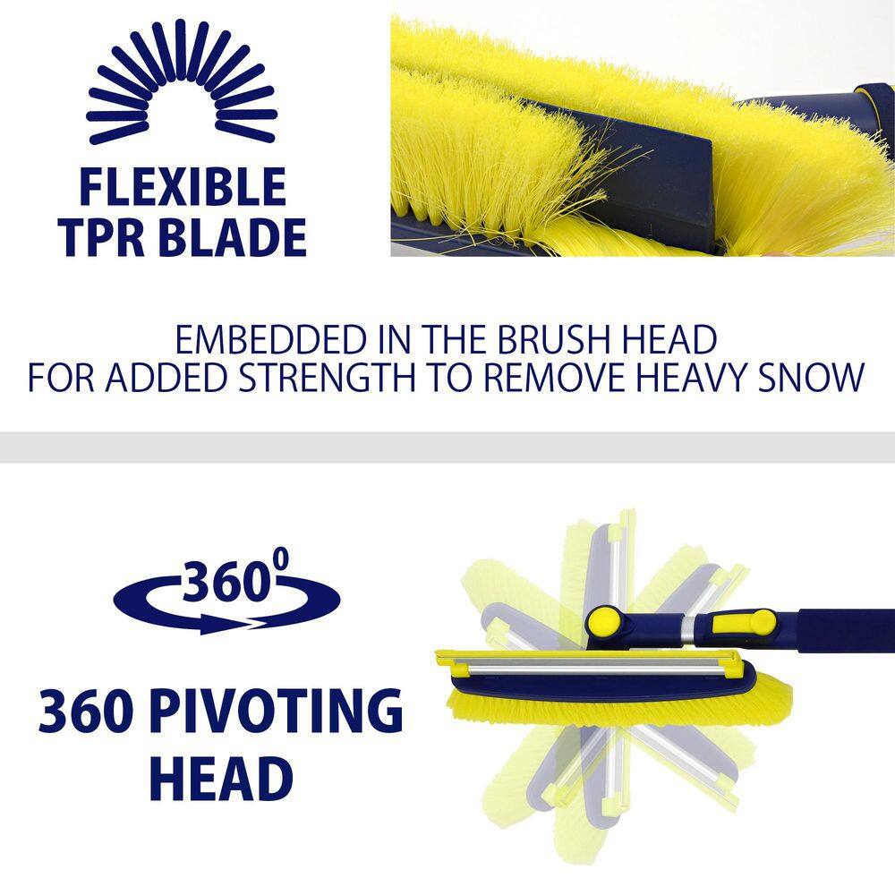 Michelin 43 in. x 63 in. Ultra-Duty Telescopic Snow Brush 19208-7