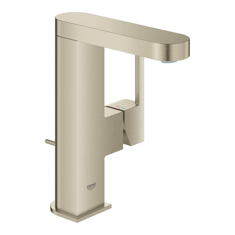 GROHE Plus Single Hole Single-Handle Bathroom Faucet M-Size in Brushed Nickel Infinity 23956EN3