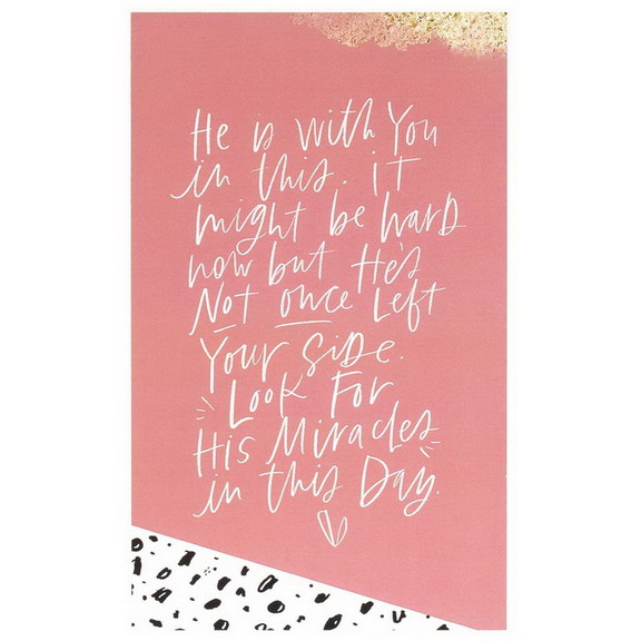 Dicksons PLK813 917 Wall Plaque He Is With You 8X1...