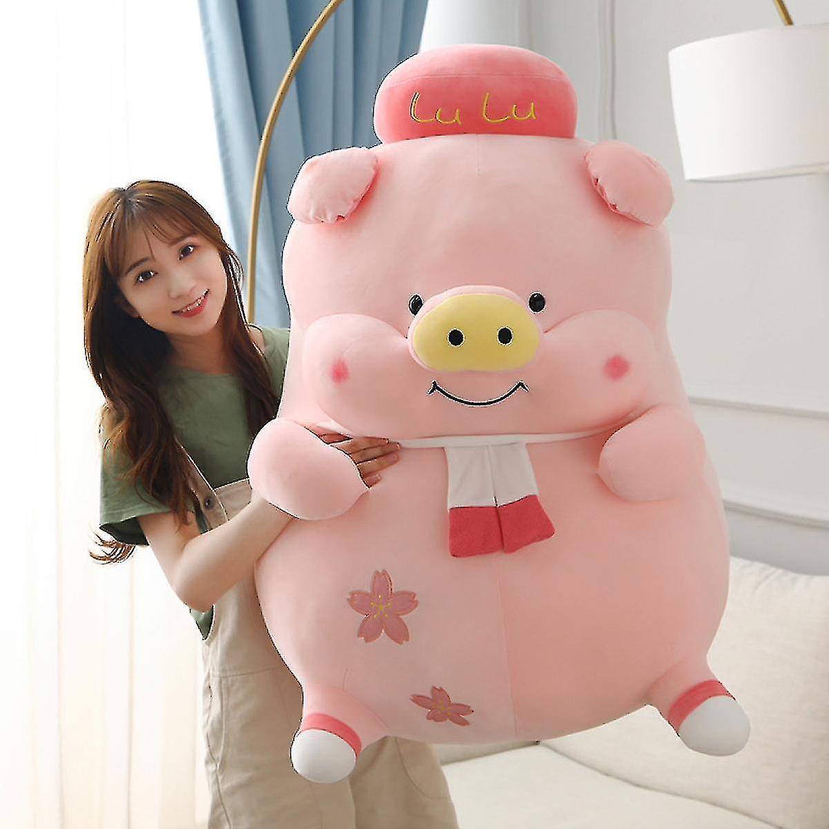 Soft Pig Stuffed Animal， Fat Pig Plush Hugging Pillow Piggy Plush Doll Toy Gifts For Kids Birthday，