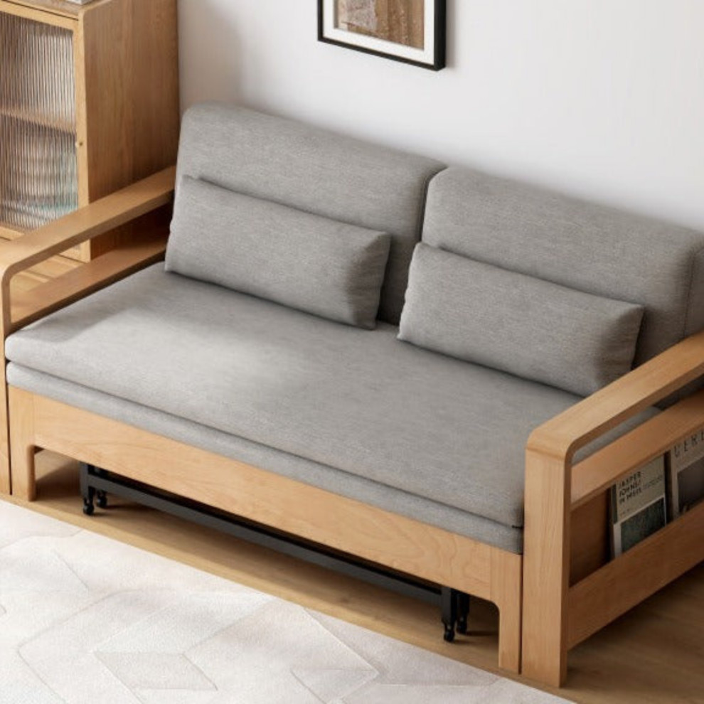 Beech Solid Wood Multi Function Sleeper Sofa   Transitional   Sleeper Sofas   by GVAwood  Houzz