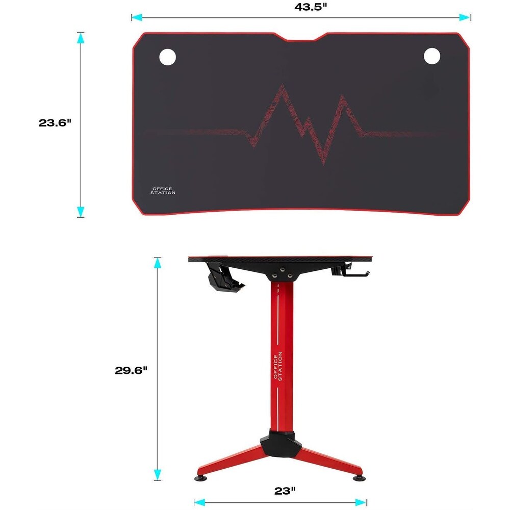 Homall Y Shaped Gaming Desk Computer Desk Table