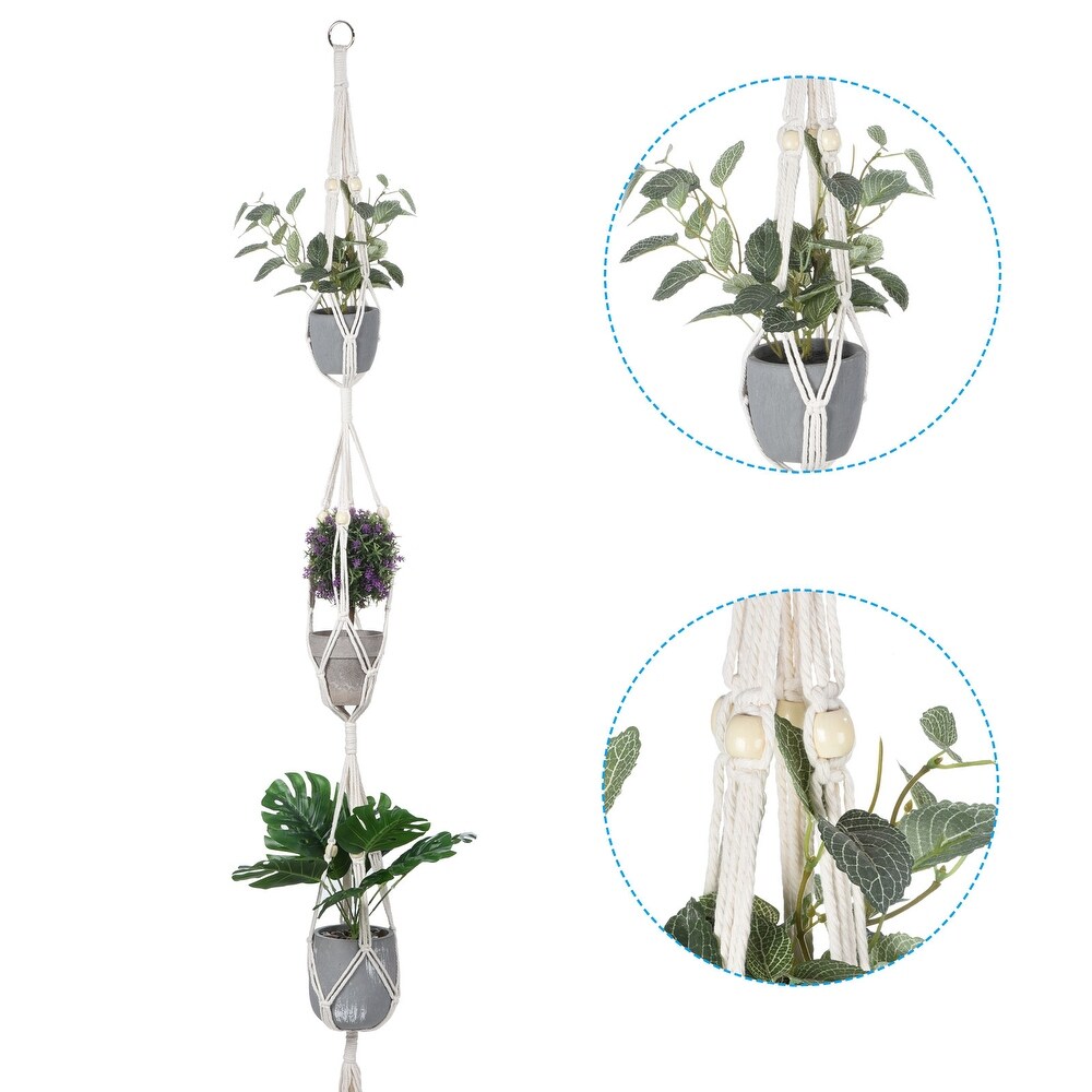 Macrame Hanging Planter  71\