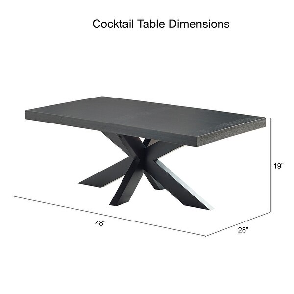 Strick and Bolton Harmony Ebony Finish Coffee Table